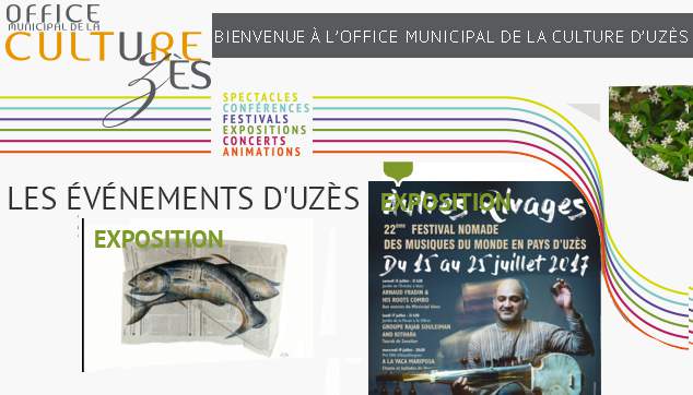 voir le site de l'Office municipal culture&nbsp;d'Uz�s